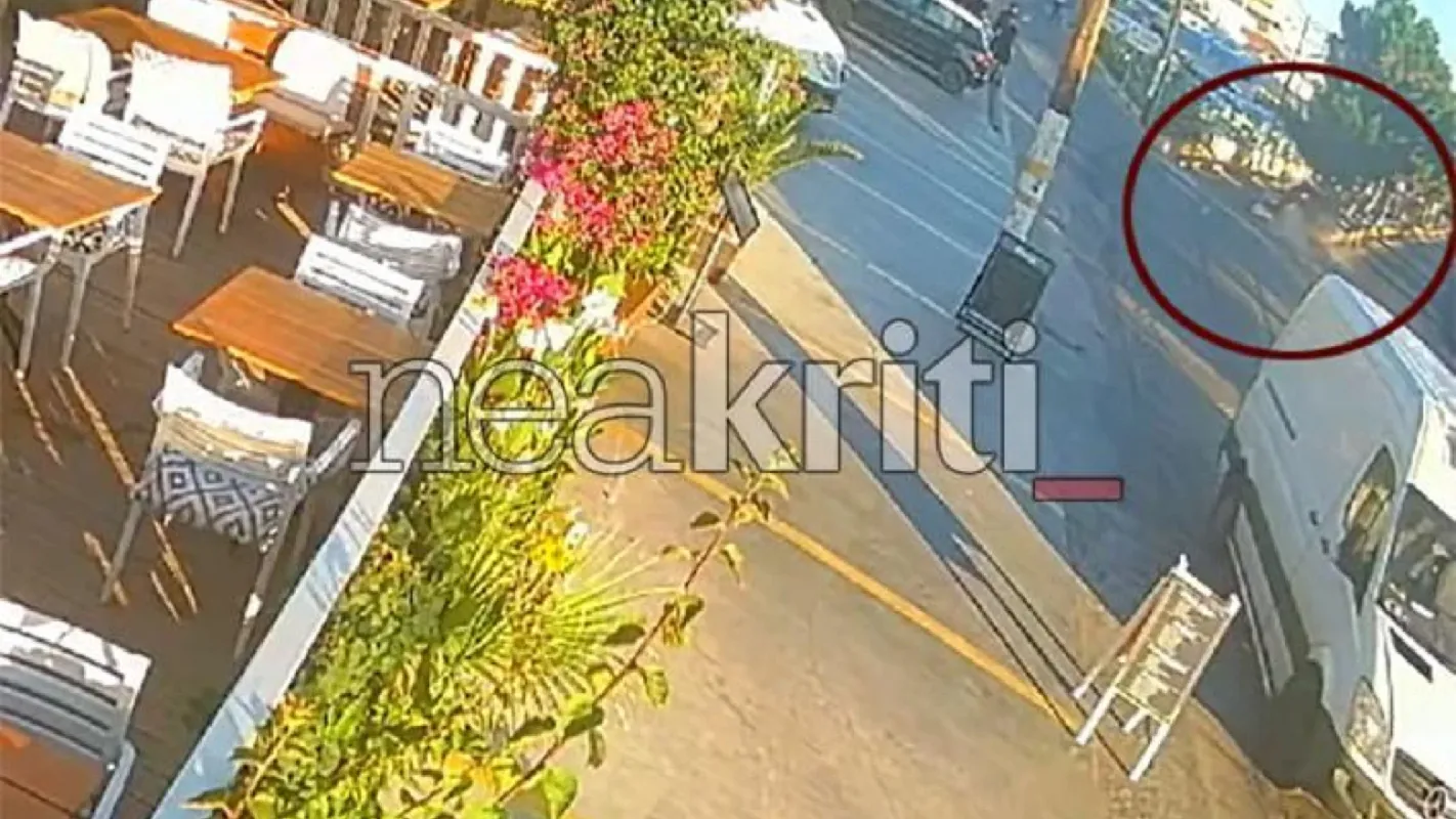 Τουμπαρισμένο τζιπ μετά από τροχαίο στη Χερσόνησο Ηρακλείου