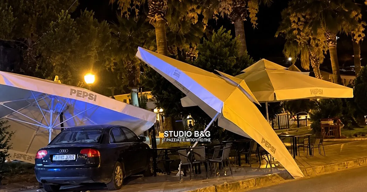 Τροχαίο ατύχημα με αυτοκίνητο σε πιτσαρία στο Ναύπλιο