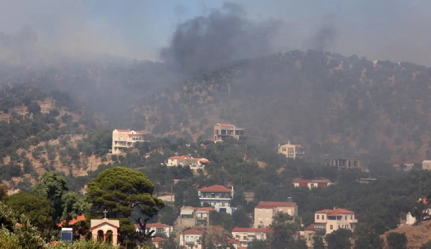 Χάρτης πολύ υψηλού κινδύνου πυρκαγιάς σε περιφέρειες της Ελλάδας