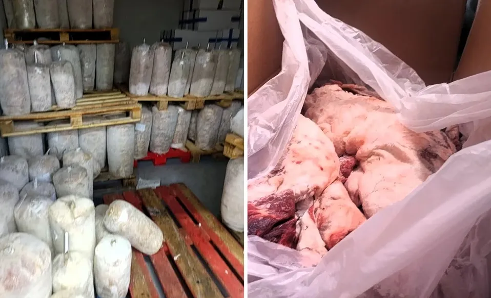 Κατασχεμένα ακατάλληλα κρέατα σε ψυκτικό θάλαμο στην Αττική