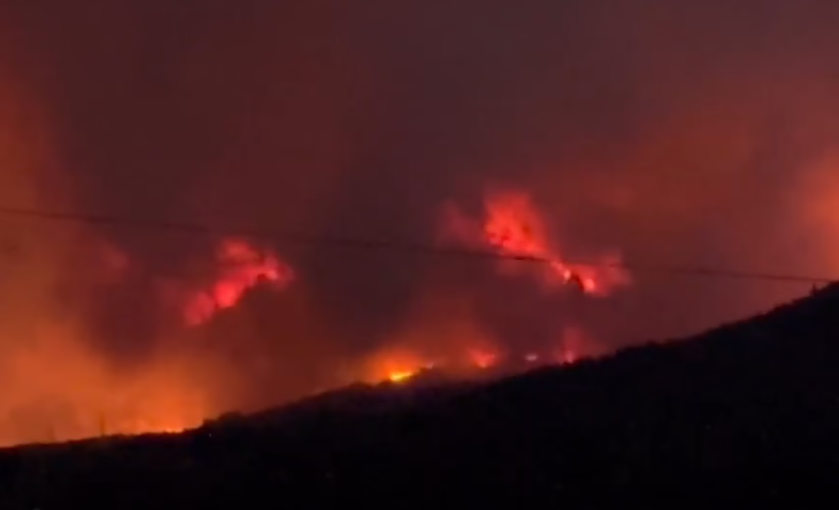 Πυρκαγιά και καπνός κοντά στο Τολέδο στη Μαδρίτη
