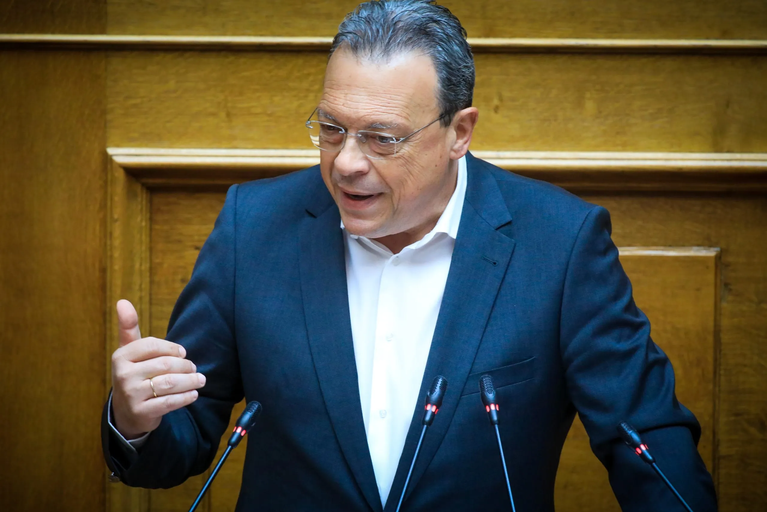 Ο Σωκράτης Φάμελλος σε δήλωσή του στη Βουλή