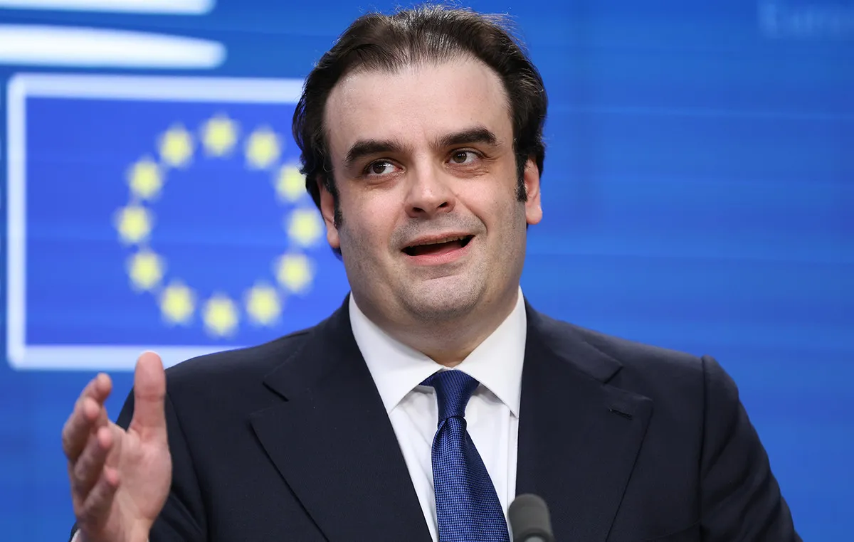 Ο Κυριάκος Πιερρακάκης στο Eurogroup στις Βρυξέλλες