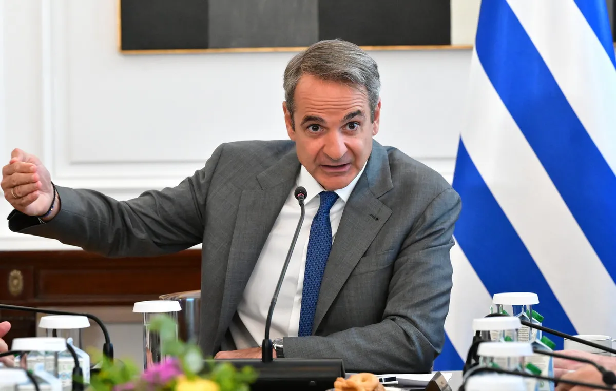 Ο Κυριάκος Μητσοτάκης στο Υπουργικό Συμβούλιο