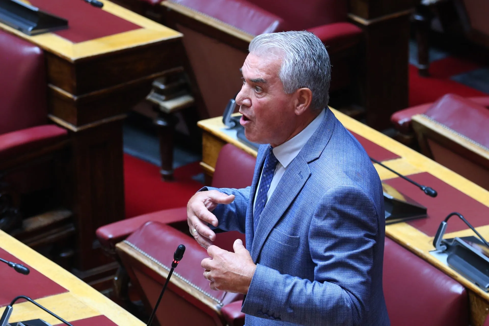 Ο Δημήτρης Κυριαζίδης μιλά στη Βουλή των Ελλήνων