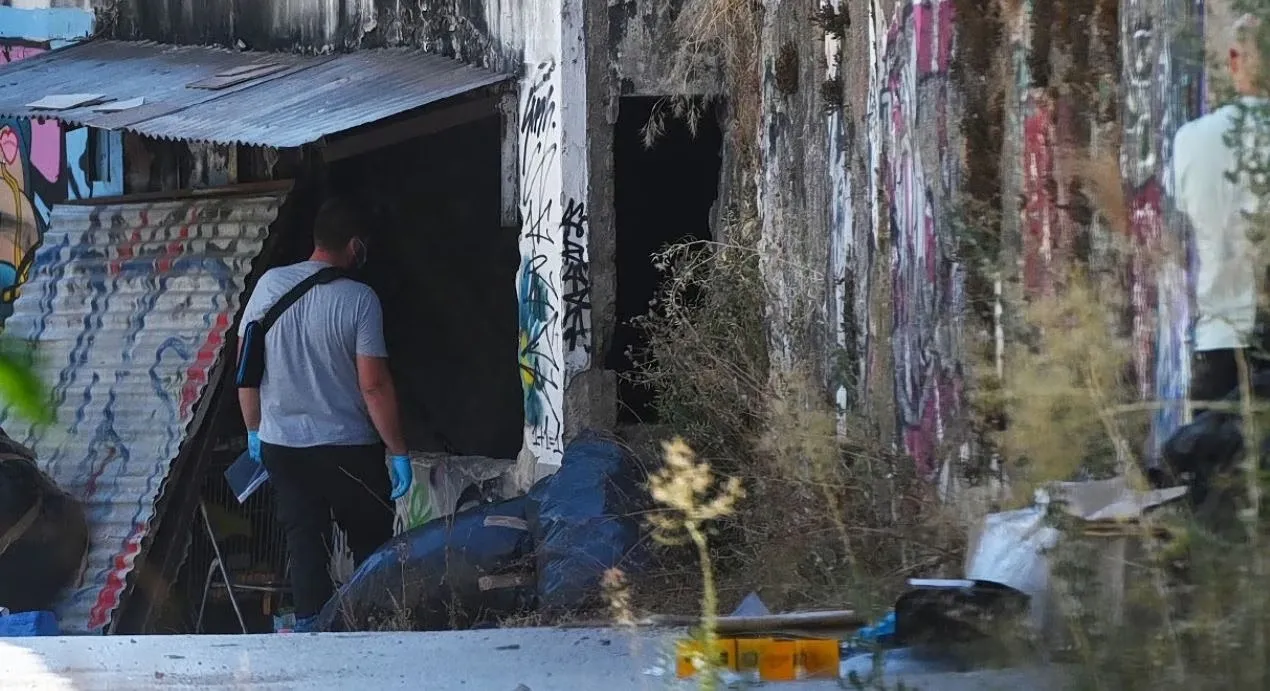 Εγκαταλελειμμένο κτίριο στην Κυψέλη όπου βρέθηκε η σορός