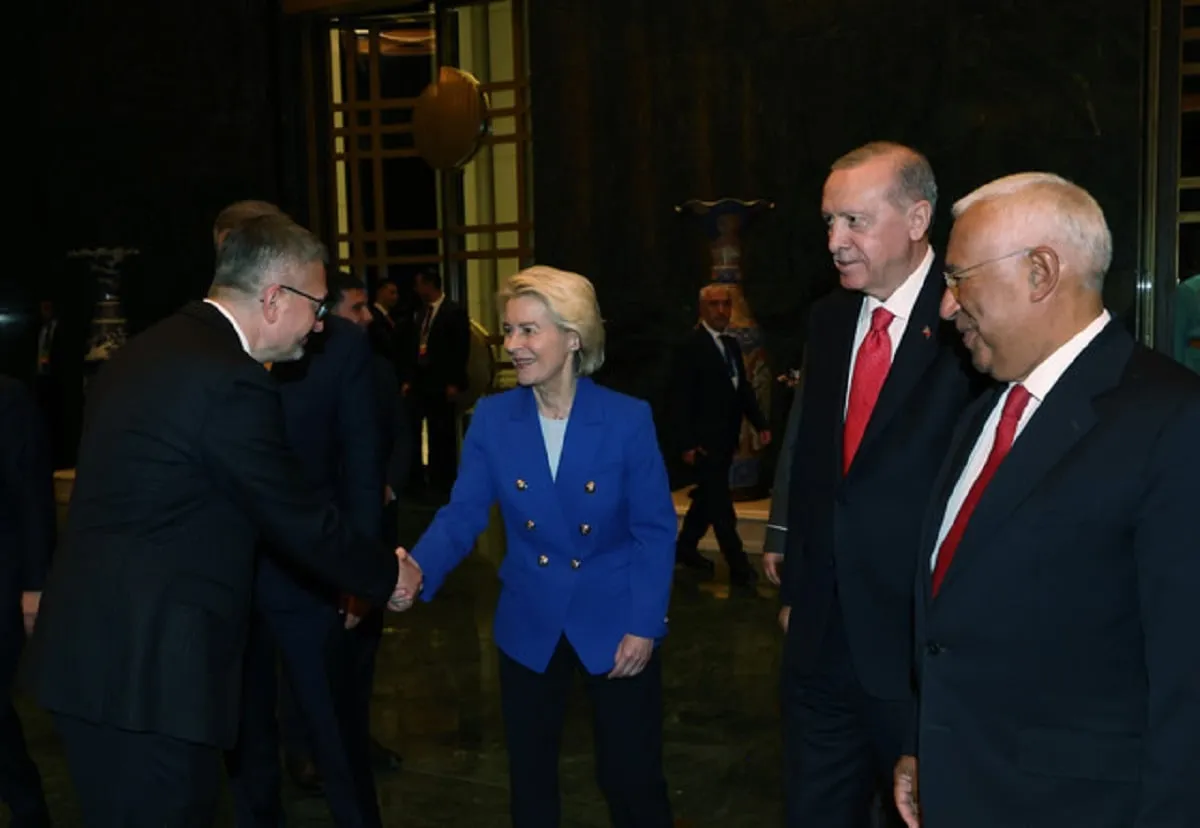 Ο Ερντογάν συναντά τη φον ντερ Λάιεν στην Άγκυρα