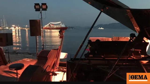 Η υπουργός Πολιτισμού Λίνα Μενδώνη σε εκδήλωση