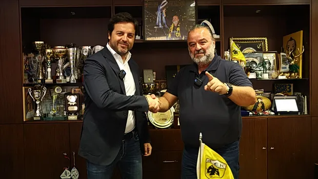 Ο Ριμπάλτα με τον Ηλιόπουλο ανακοινώνουν ανανέωση συμβολαίου ΑΕΚ
