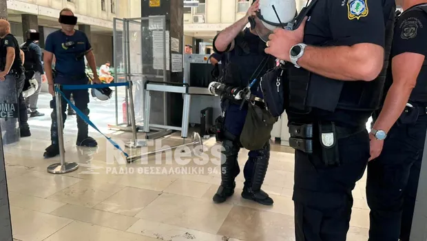 Οι δύο συλλήψεις μετά την ένταση στα Δικαστήρια Θεσσαλονίκης