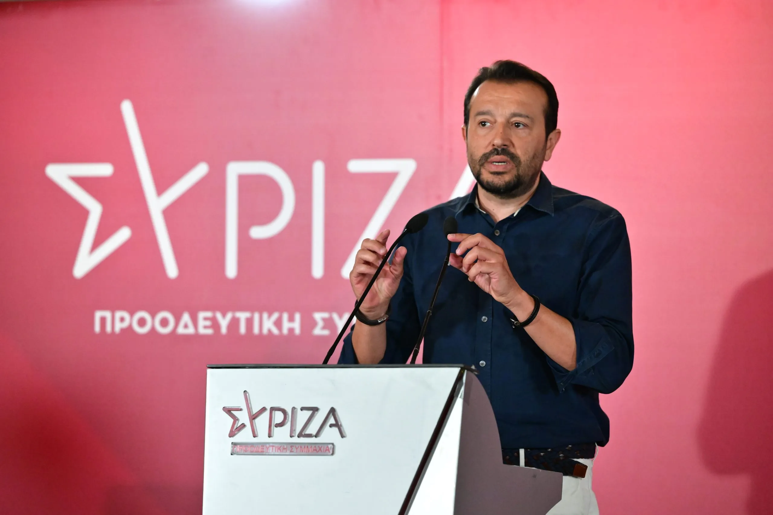 Ο Νίκος Παππάς μιλά στην Κεντρική Επιτροπή του ΣΥΡΙΖΑ