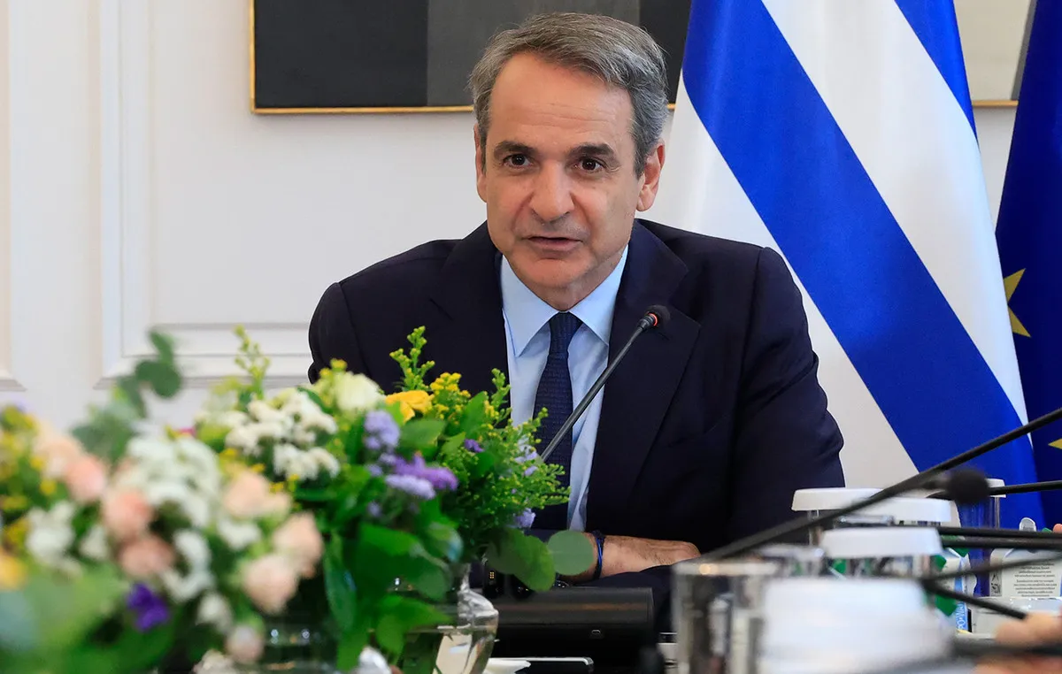 Ο Μητσοτάκης στο υπουργικό συμβούλιο στο Μαξίμου