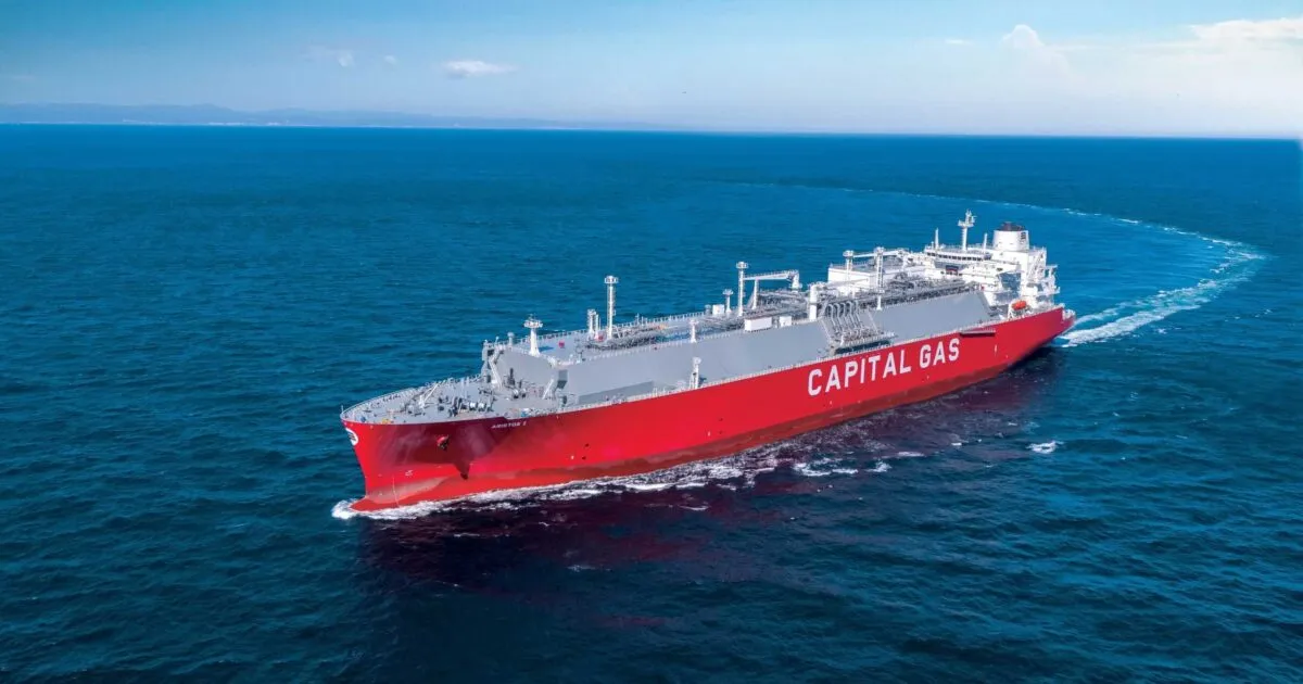 Η Capital Clean Energy Carriers αύξησε τα έσοδά της κατά 8%