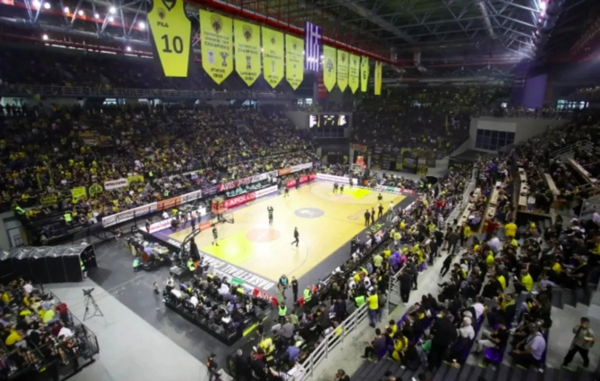 Η Sunel Arena στα Άνω Λιόσια, έδρα της ΚΑΕ ΑΕΚ