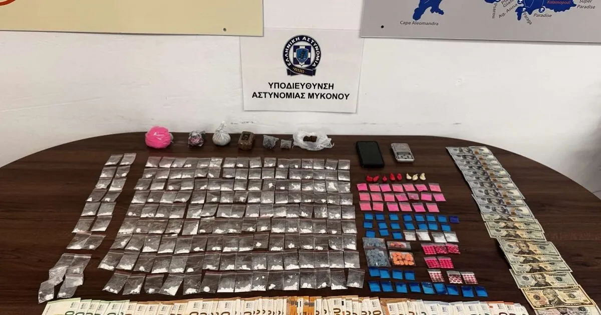 30χρονος αλλοδαπός συλλαμβάνεται για διακίνηση ναρκωτικών στη Μύκονο