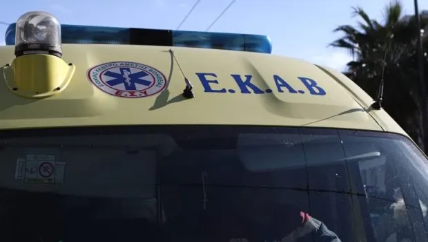 Αυτοκίνητο BMW μετά από τροχαίο δυστύχημα στη Ρόδο