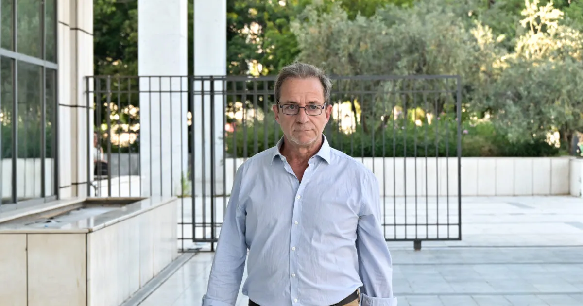Δικαστική αίθουσα Εφετείου κατά τη δίκη Λιγνάδη