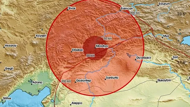 Σεισμός 5 Ρίχτερ στην επαρχία Μαλάτια της Τουρκίας