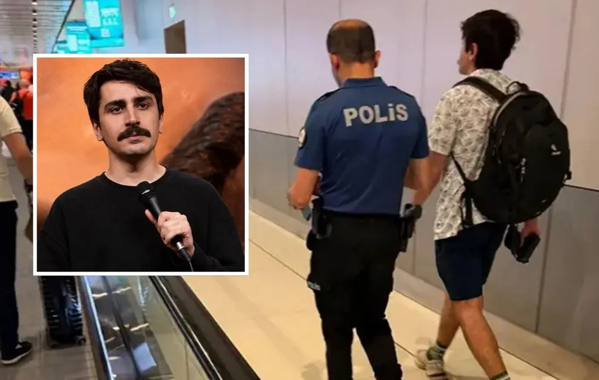Ο Τούρκος κωμικός Ντενίζ Γκοκτάς σε stand-up παράσταση