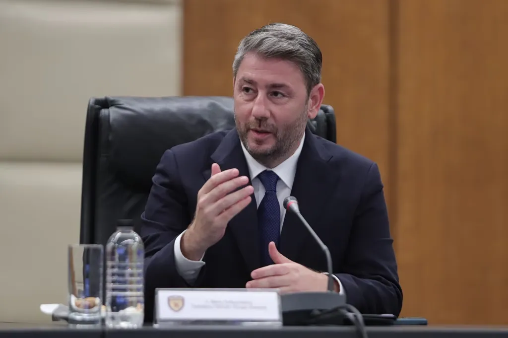 Νίκος Ανδρουλάκης σε συνάντηση με υπουργούς εξωτερικών και άμυνας