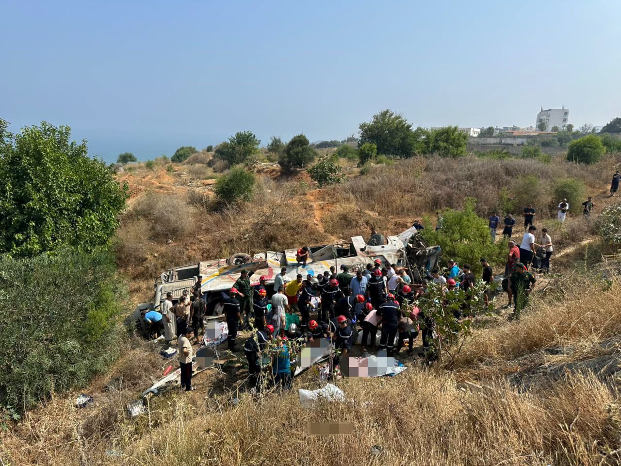 Ανατροπή λεωφορείου στην επαρχία Μπουμερντές της Αλγερίας