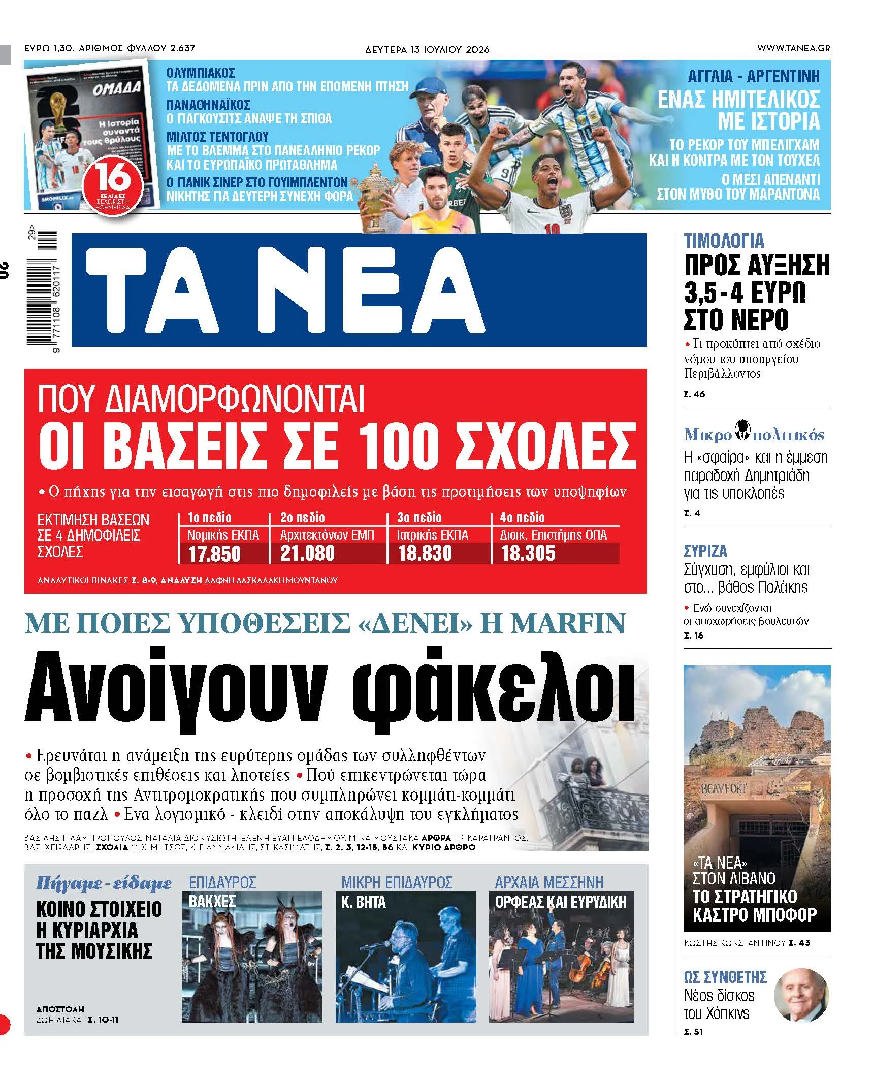Αστυνομική έρευνα για την υπόθεση Marfin