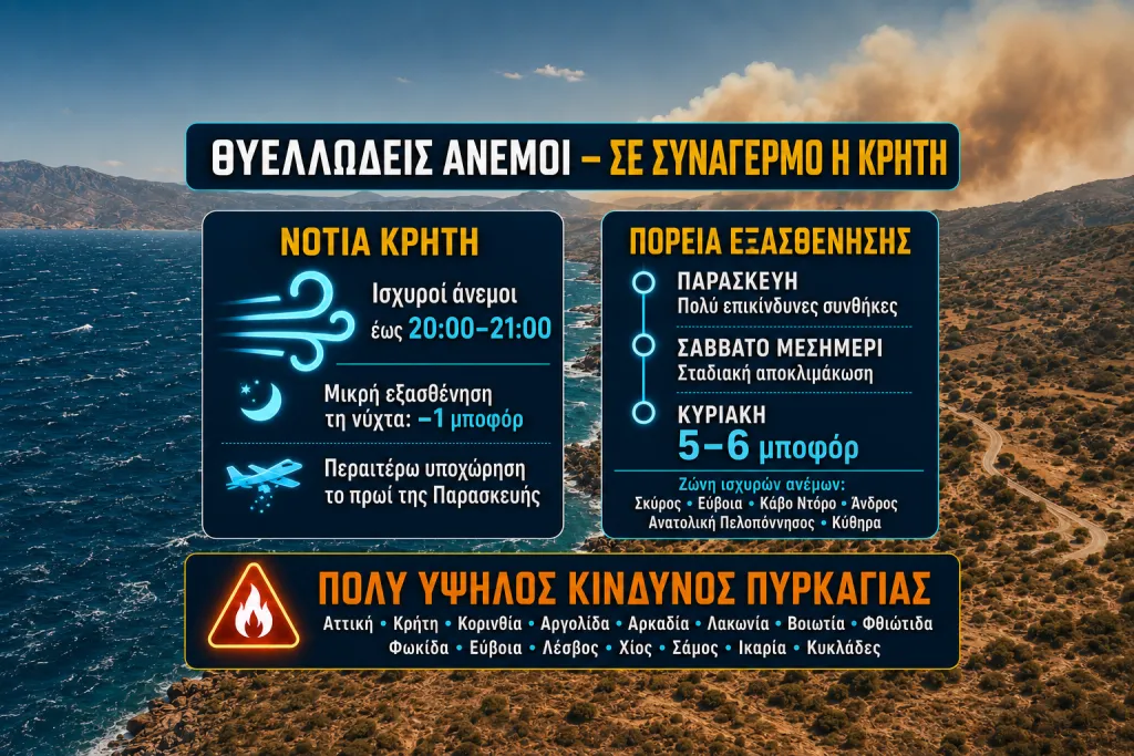 Πυρκαγιά και απεγκλωβισμός πολιτών στην Πρέβελη Ρεθύμνου