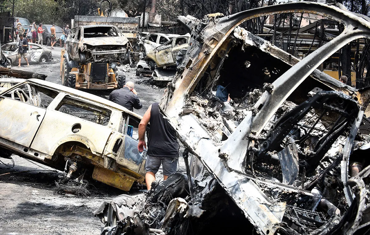 Μνημείο για τα θύματα της πυρκαγιάς στο Μάτι