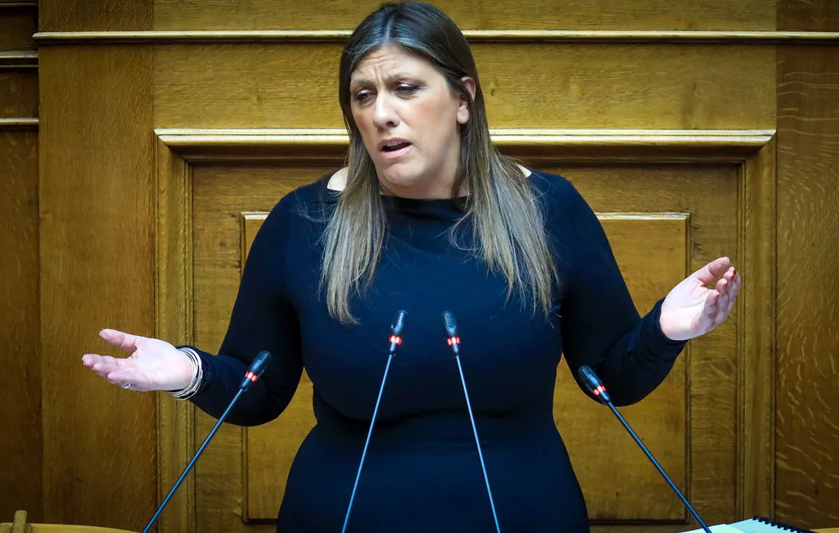 Η Ζωή Κωνσταντοπούλου στη Βουλή των Ελλήνων