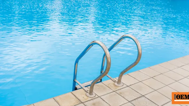 Πισίνα βίλας στον Καβρό Αποκορώνου Χανίων όπου έγινε το ατύχημα