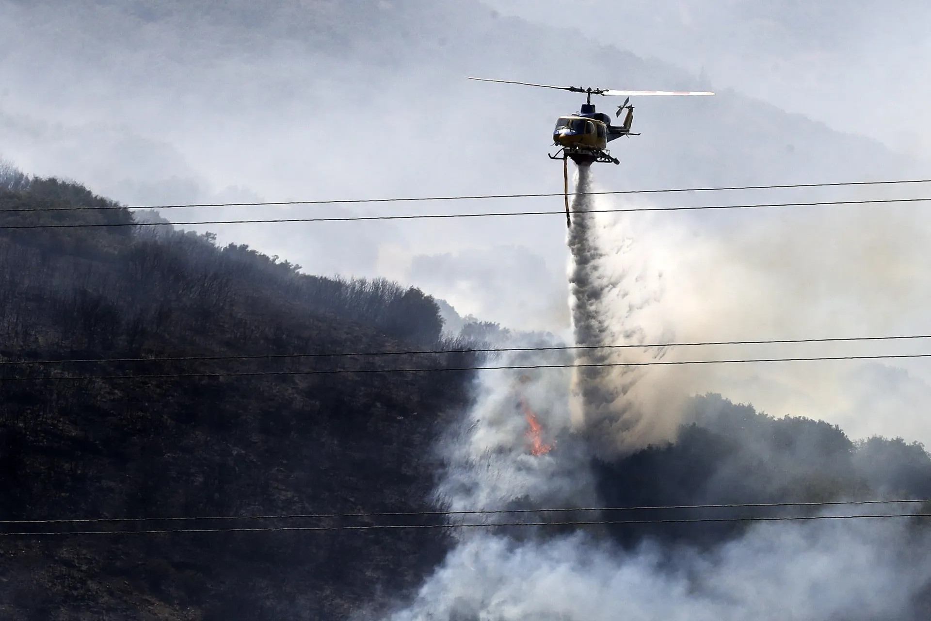 Χάρτης πρόβλεψης κινδύνου πυρκαγιάς σε Αττική και Εύβοια