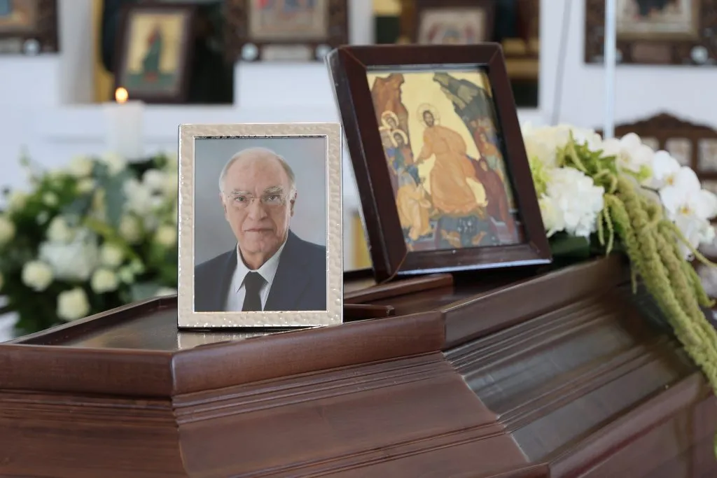 Κηδεία Βασίλη Λεβέντη στο Πανόραμα Βούλας