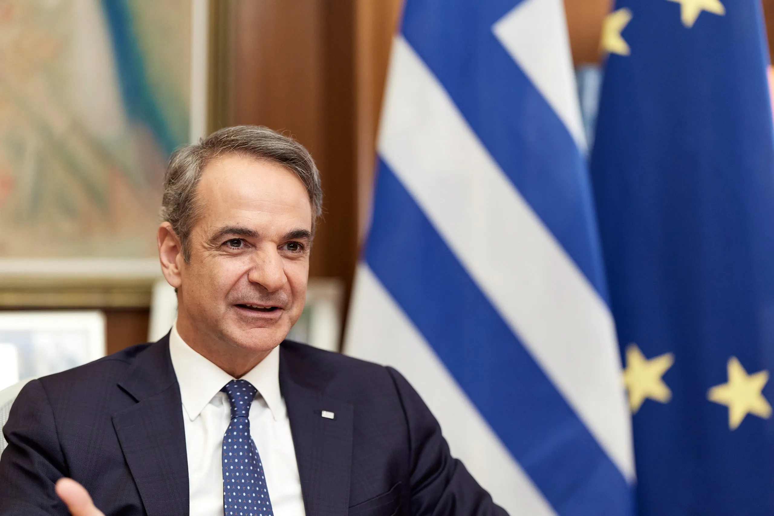 Μητσοτάκης και Στόκερ σε κοινές δηλώσεις στο Σάλτσμπουργκ