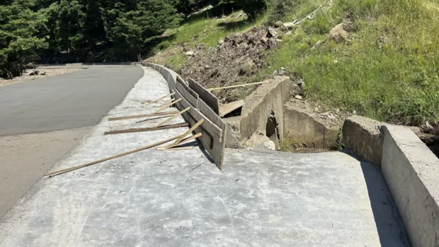 Εργασίες πρόσβασης στην Ιερά Μονή Χρυσοπηγής στην Ηλεία