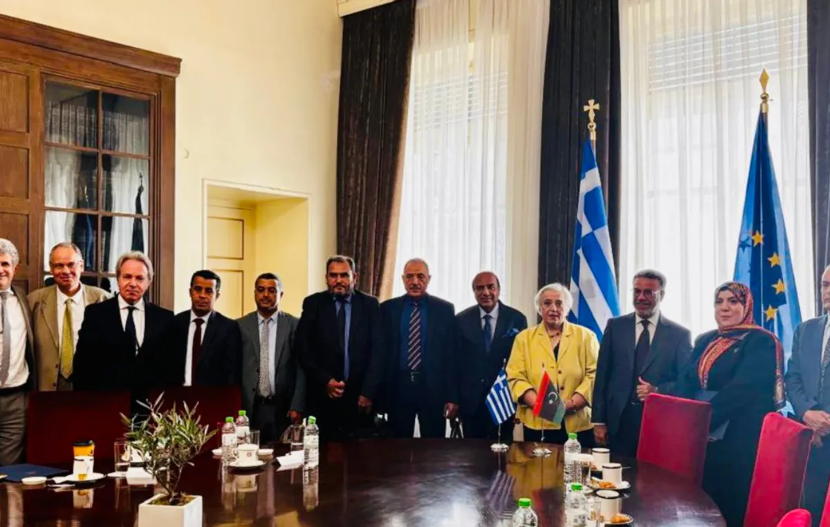 Ελληνική και λιβυκή αντιπροσωπεία σε συνομιλίες στην Αθήνα