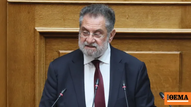 Ο βουλευτής Ανδρέας Παναγιωτόπουλος στη Βουλή των Ελλήνων