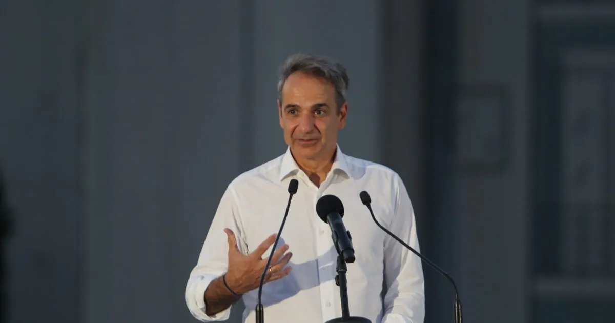 Ο Μητσοτάκης μιλά στην εκδήλωση Hellenic Initiative