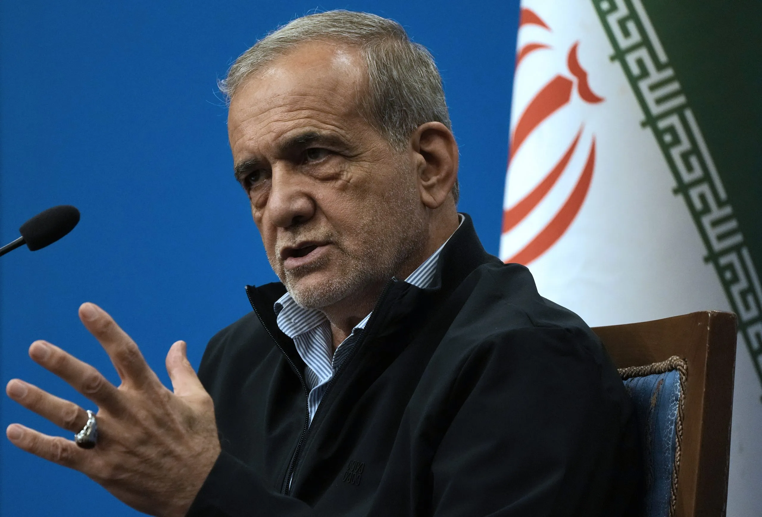 Ο πρόεδρος του Ιράν Μασούντ Πεζεσκιάν σε δηλώσεις για τον πόλεμο με τις ΗΠΑ