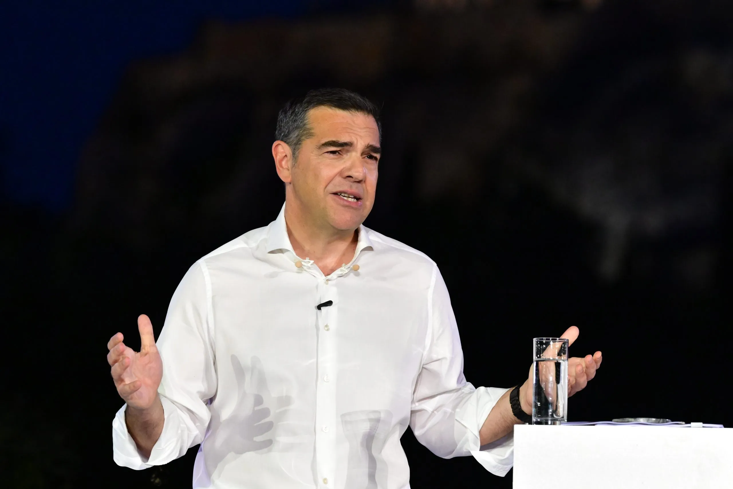Ο Αλέξης Τσίπρας παρουσιάζει το οικονομικό πρόγραμμα της ΕΛΑΣ