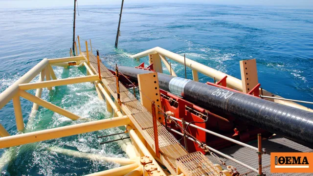 Χάρτης ηλεκτρικής διασύνδεσης Great Sea Interconnector Ελλάδας Κύπρου Ισραήλ
