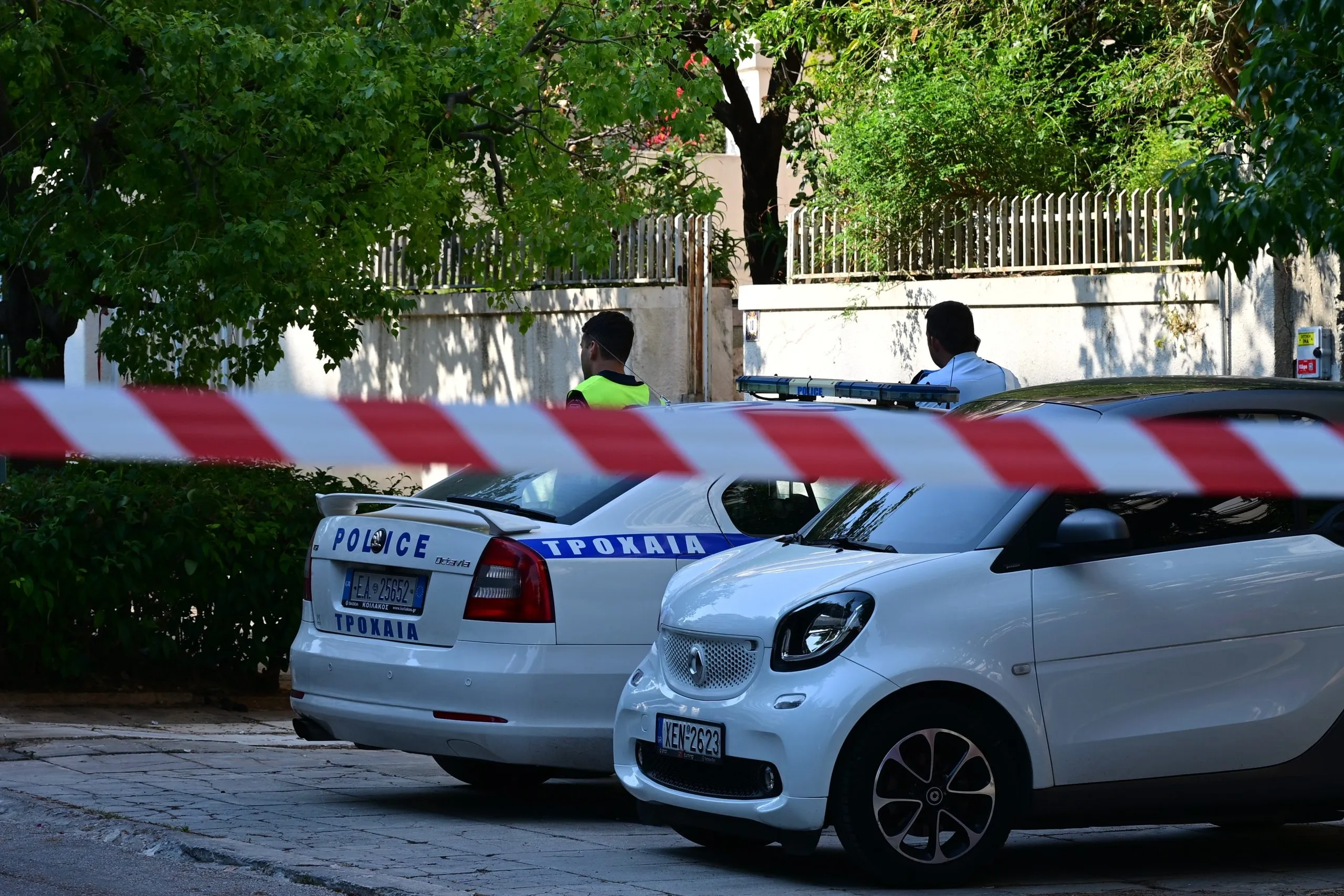 Πολυκατοικία στη Νέα Σμύρνη όπου έγινε η δολοφονία
