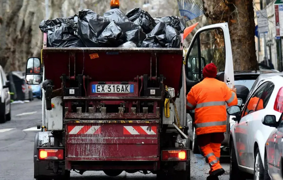 Δελτίο λότο και σκουπίδια στο Μπάρι της Ιταλίας