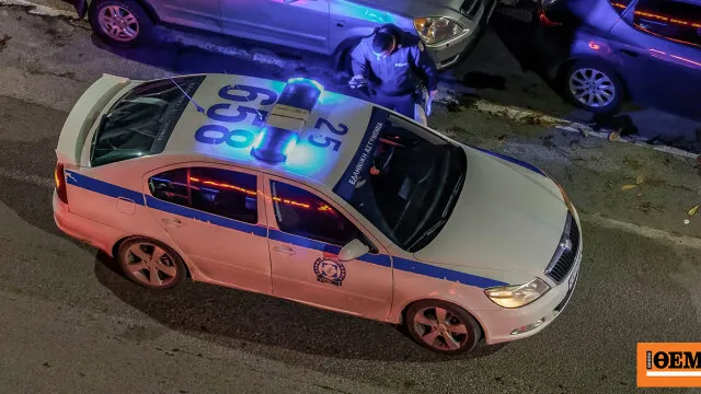 Αστυνομία στον τόπο επίθεσης με μαχαίρι στον Άγιο Δημήτριο