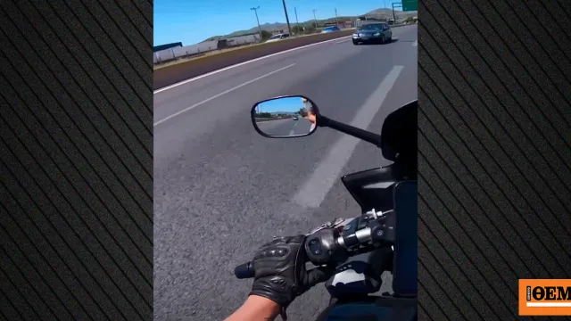 Mercedes κινείται ανάποδα στην Αθηνών-Κορίνθου κοντά στη Μαγούλα