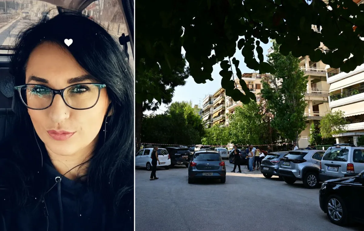Πολυκατοικία στη Νέα Σμύρνη όπου έγινε η δολοφονία