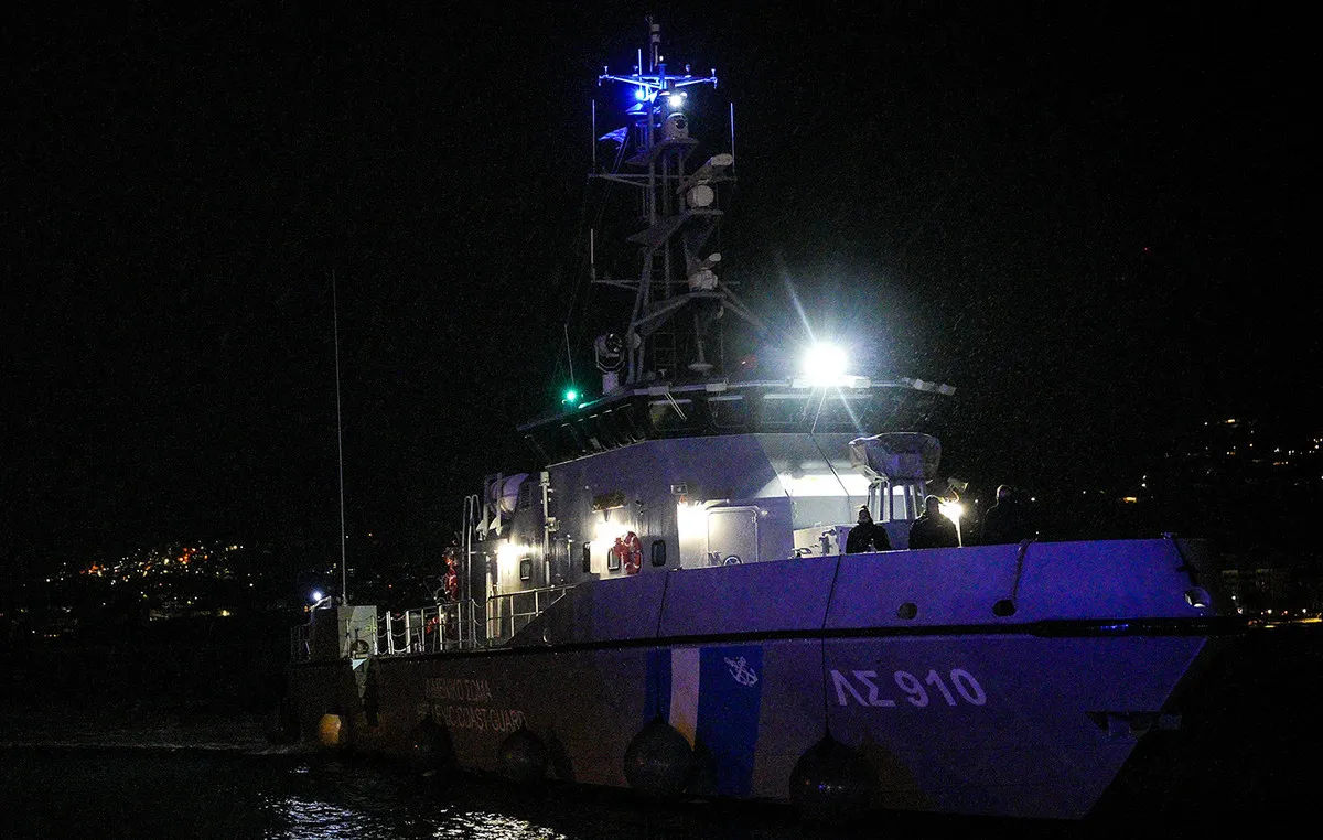 Σκάφος του Λιμενικού Σώματος στη θαλάσσια περιοχή της Σύμης