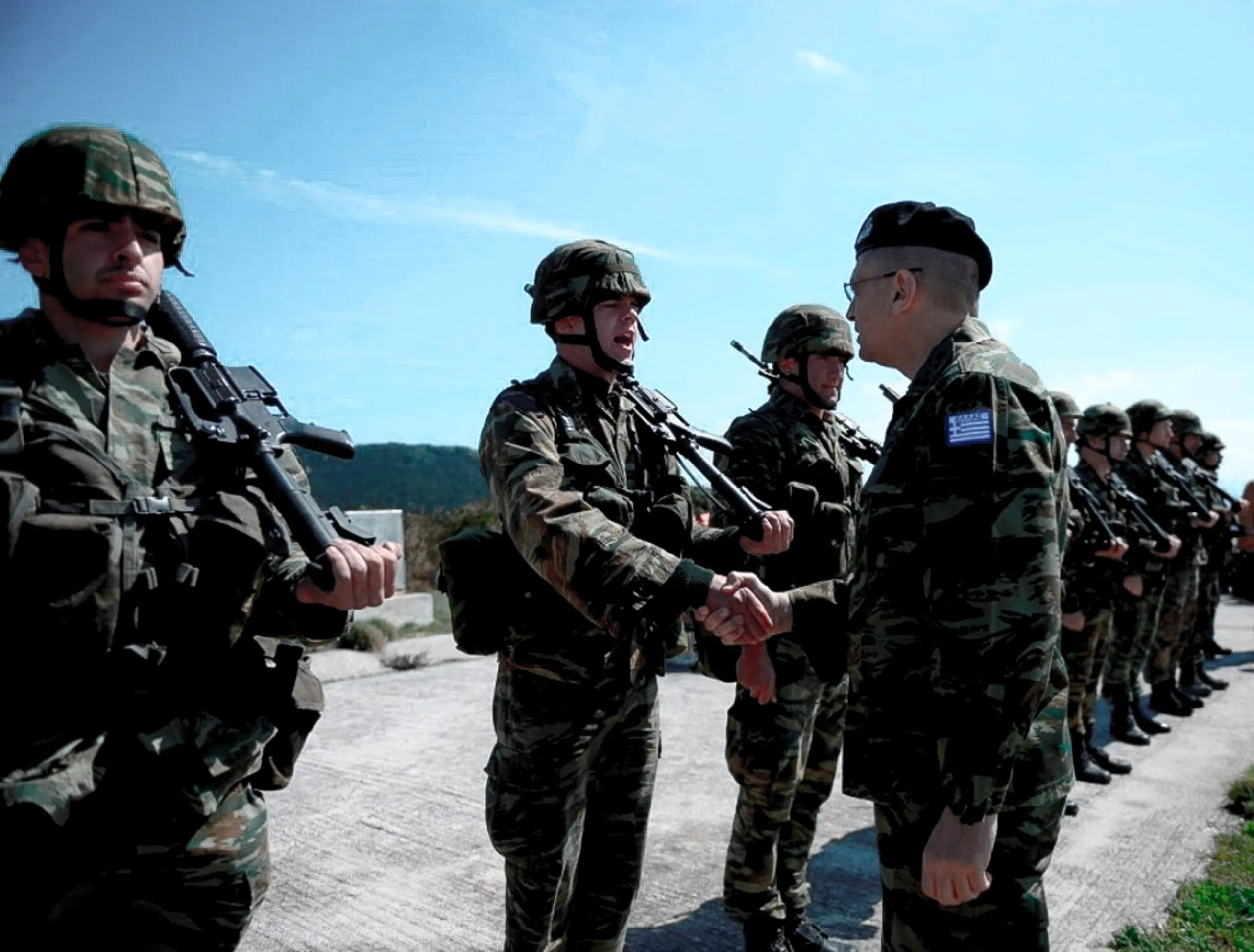 Στρατιωτικό προσωπικό των Ενόπλων Δυνάμεων σε εκπαίδευση