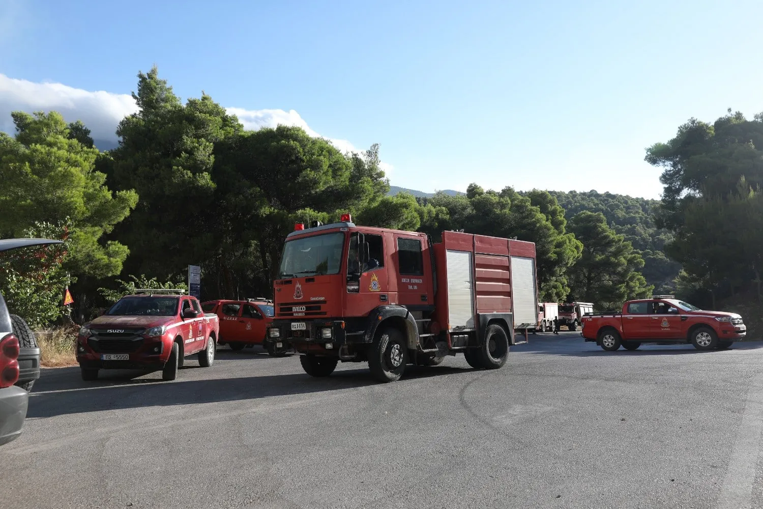 Χάρτης κινδύνου πυρκαγιάς Red Code Αττική