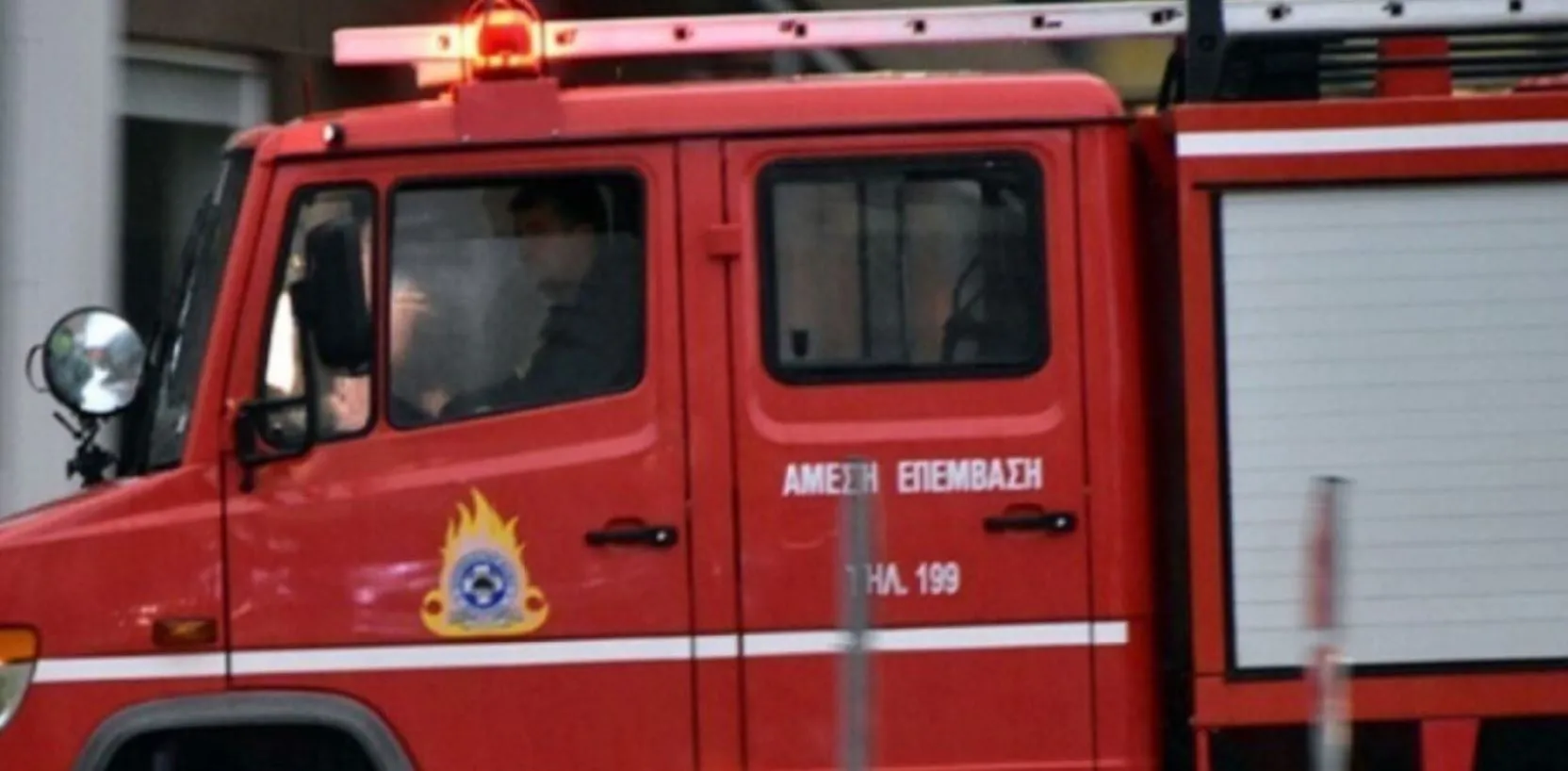 Πυροσβέστες επιχειρούν σε πυρκαγιά σε δασική έκταση