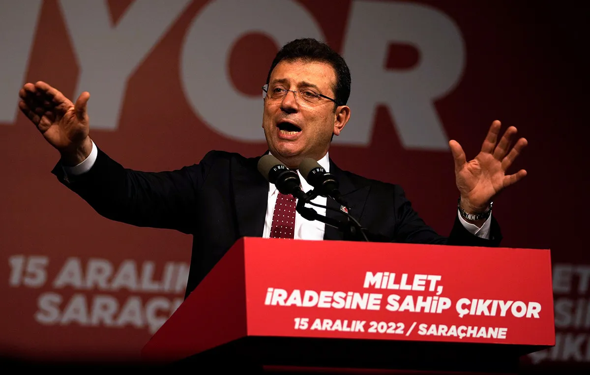 Ο Εκρέμ Ιμάμογλου φυλακισμένος δήμαρχος Κωνσταντινούπολης